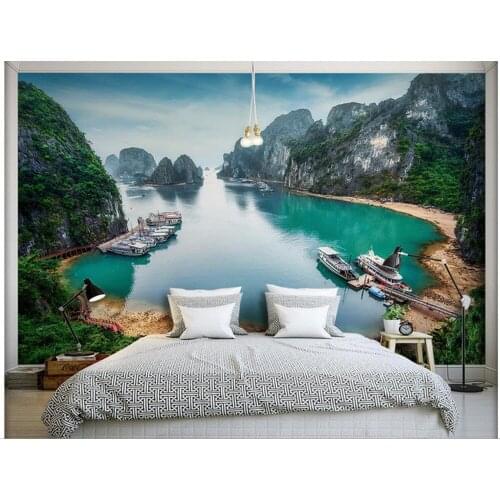 Home Decoration wallpaper murals 3d Attractions scenery landscape photography HD TV backdrop 3d room wallpaper
