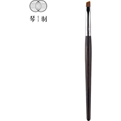 QINZHI Professional Handmade Make Up Brush G082 Small Angled Eyebrow Brush Resilient Synthetic Fiber Hair Makeup Brushes