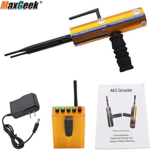 Maxgeek AKS with Six Antennas Handheld Type Long Range Hunt Metal Searcher High Sensitivity Gold Metal Detector Gems Finder