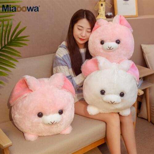 Kawaii Fat Round Angola Rabbit Plush Toys Stuffed Cute Bunny Doll Soft Animal Plush Pillow Cushion Kids Baby Sleep Lovely Gift