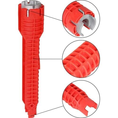 Multifunction Wrench Faucet Sink Installer Wrench Plumbing Tool Water Pipe Spanner For Toilet/ Bathroom/ Kitchen Water Pipes