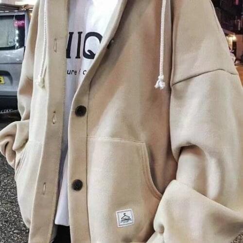 New casual hoodie printed jacket mens hoodie sweatshirt fashion coat cardigan hooded plus velvet casual