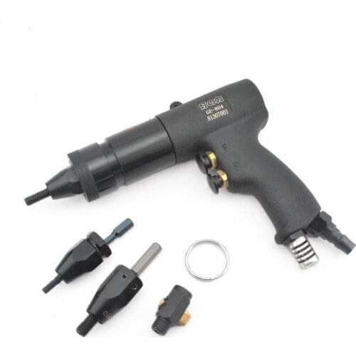 New HG-0610 pneumatic riveting nut gun M6/M8/M10 self-locking pneumatic riveting gun air rivet nut gun tool 1pc