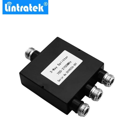 NEW 3-ways Power Splitter 700-2700MHz Cell Phone Signal Repeater Three Ways Power Divider 2G 3G 4G Network One to Three Ways