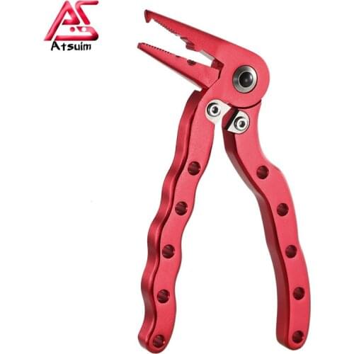 Lure Pliers Multi-functional Fishing Fliers Fishing Tools Aviation Aluminum Split Ring Pliers Hook Extractor