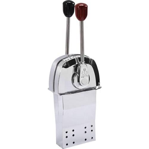 Japan type Outboard Siamese Mount Remote Control Box Push Pull Pin Twin Control Lever Enginer Throttle