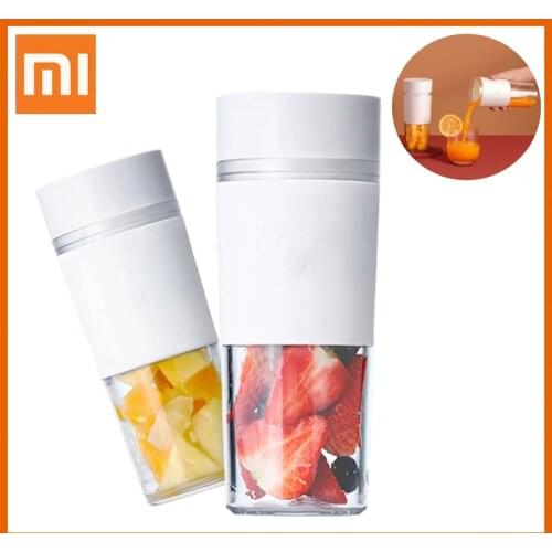 Xiaomi MIJIA Portable Juicer Cup 300ML Juice Fruit Processor Electric USB Rechargeable Fruit Mixer Wireless Electric Blender