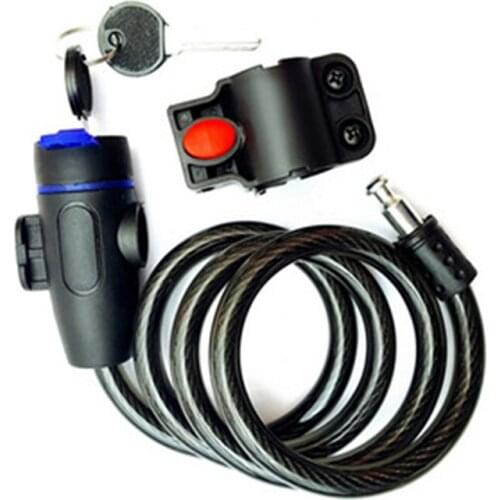 Theft Spiral Steel Cable Combination Accessories Cycling Lightweight Grills Universal Protective Bicycle Bike Lock