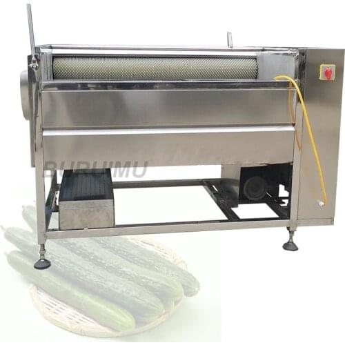 Brush Type Fruit And Vegetable Peeling Machine Vegetable And Fruit Washing Machine Fruit And Vegetable Cleaning Machine