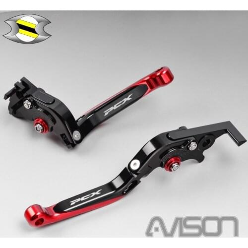 For PCX125 2010 - 2017 PCX150 2010-2017 Motorcycle Folding Extendable Brake Clutch Lever CNC 6061 Billet Aluminum