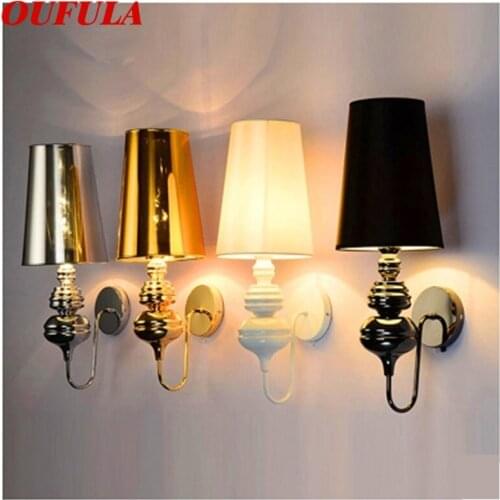 OUFULA Indoor Simple Wall Light Sconces Fashion Lamps Modern Creative Fixture Decorative For Home