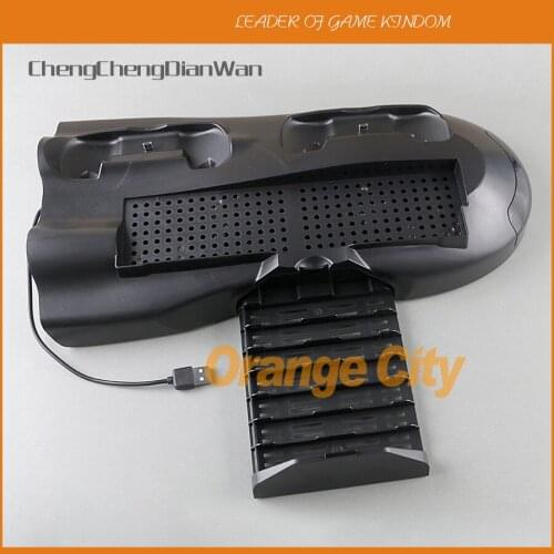 Disk Storage Tower Vertical Cooling Fan Stand Dock 3 HUB 2 Controller Charging Port for Xbox One X Console ChengChengDianWan