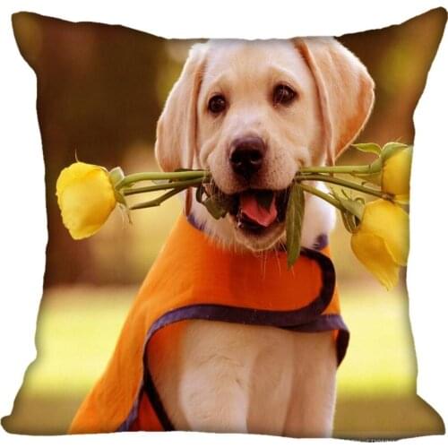 Custom Animals Dogs Pillowcase High Quality Square Pillow Cover Zippered Soft No Fade Pillow Cover Christmas gift
