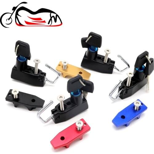 Helmet Lock For YAMAHA XT225 SEROW TTR250 TW200 XT660 R/X XT1200Z YFM 450/400/350 KODIAK Motorcycle Accessories Handlebar Clamp