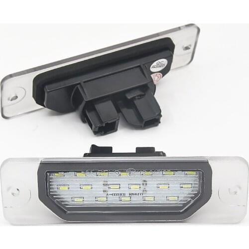 1 Pair License Plate Light Lamp 18SMD No Error LED Number OEM Direct For Infiniti Fx35 Fx45 Q45 I30 I35 Q70 Nissan Fuga Cefiro