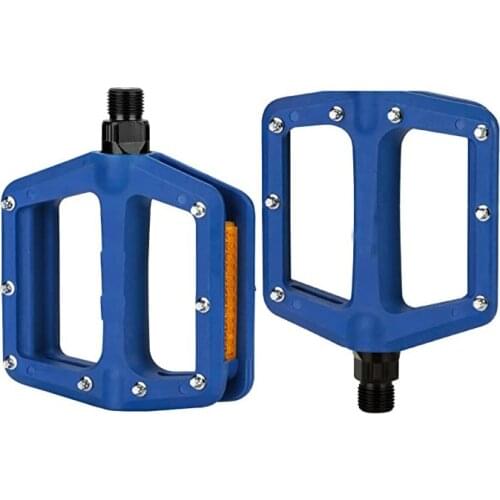 Suitable for Mountain Bike Accessories 1 Pair of Bicycle Non-slip Bearing Pedals Mountain Bike Pedals Nylon Pedals