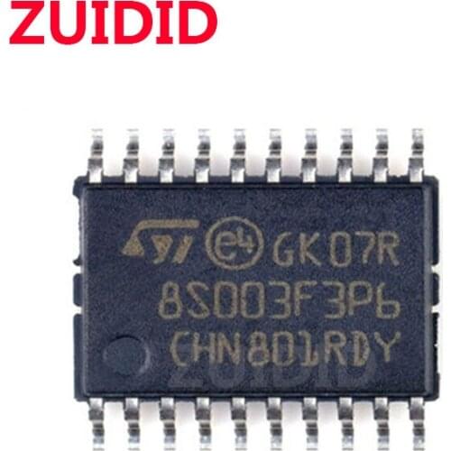 100-50PCS/LOT STM8S003F3P6 TSSOP-20 8S003F3P6 TSSOP20 STM8S003 Compatible with N76E003AT20 TSSOP20 TSSOP new and original IC