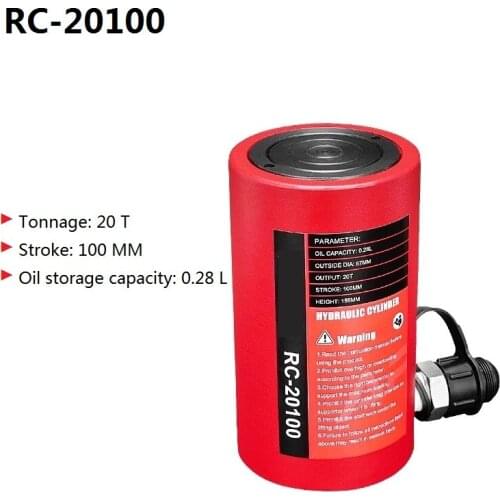 20 Ton Long Hydraulic Jack Separation Cylinder Needs To Use With The Pump Hydraulic Cylinder For Electric Power Industrial Work