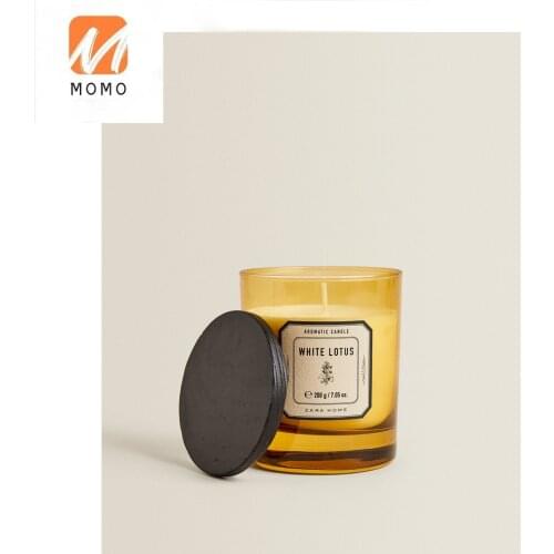 200G) White Lotus Series Fragrance Candles