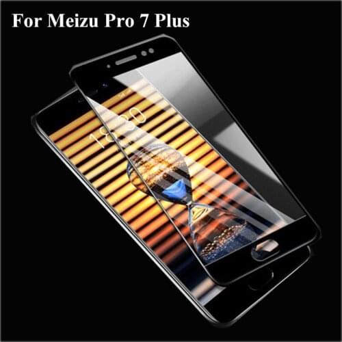 3PCS 9H Full body Screen Protector For Mei zu Pro 7Plus Pro7 Plus Full Cover Protective Film Tempered Glass ForMeizu Pro 7 plus