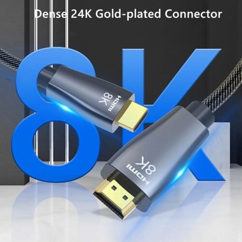 8K 4K HDMI Cable 4K @120HZ 8K @60HZ High Speed HDMI to HDMI cable for Samsung LG SONY TCL PS5 PS4 TV box 8K Splitter Switch Box