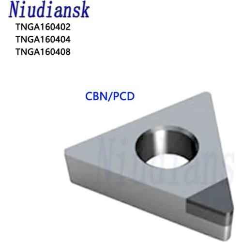 TNGA160404 TNGA160408 TNGA160402 CBN PCD diamond right-angled blade for carbide turning tools of CNC machine tools