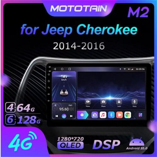 K7 Ownice 6G+128G Android 10.0 Car Radio For Jeep Cherokee 5 KL 2014 - 2018 Multimedia Audio 4G LTE GPS Navi 360 BT 5.0 Carplay