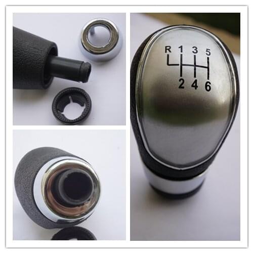Fast shipping 6 Speed Car Gear Shift Knob For Ford Focus 2005 2006 2007 2008 2009 2010 2011 2012 2013 Fiesta MK7 C-max