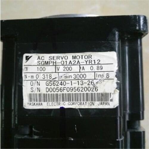 Used Tested Working SGMPH-01A2A-YR12 AC SERVO MOTOR