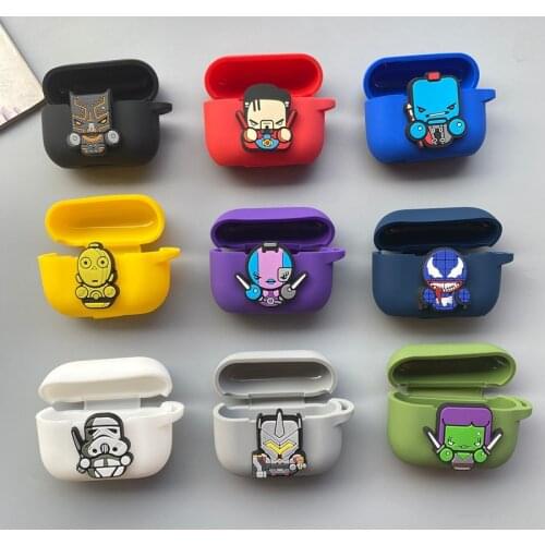 Disney Marvel Heroes 3DCase for Airpods Pro 1/2/3 Cover Protective Earphone Cases Headphones Funda Protective For Airpods Co