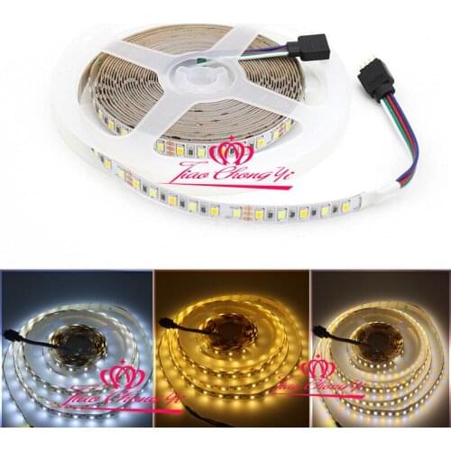 Double Color White +WarmWhite Temperature 2835 LED Strip light 120leds M 12V 5M