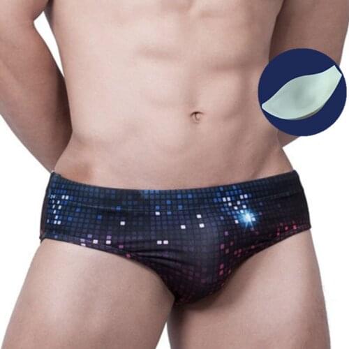 EUSSIEINQ Men's Briefs With Print