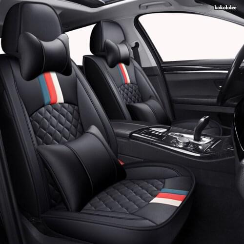KOKOLOLEE leather car seat cover For suzuki baleno celerio liana ignis grand vitara swift 2008 wagon car accessories seat covers