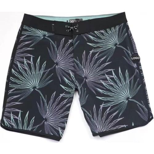 2022 Summer Board Shorts Fashion Printed Phantom Surf Swim Bermuda Shorts Quick Dry 4-way Elastic Mens Beach Shorts Trunks 01