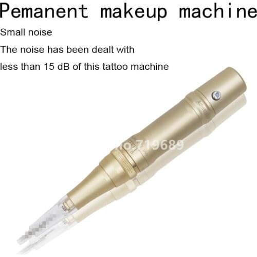 Permanent Makeup Guns Machines pens With needle cartridges Adjustment Power Supply Microblading PMU Tattoo Machine