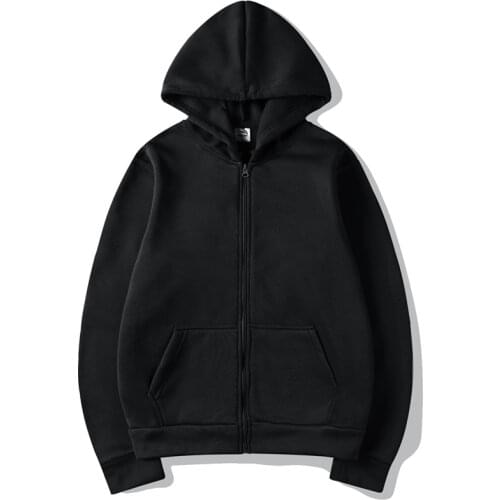 New Casual pink black gray blue zipper Hip Hop Street wear Sweatshirts Skateboard Men/Woman Pullover Hoodies Male Hoodie