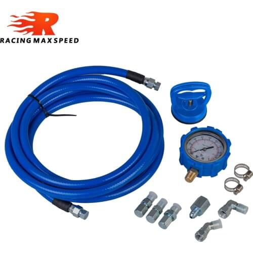 New Fuel Pressure Mechanical Gauge Test Tool Kit Fits Ford Powerstroke 6.0L 7.3L Blue Sucker