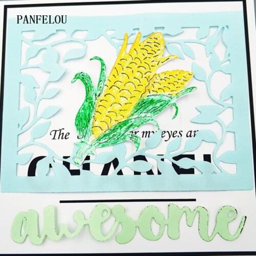 PANFELOU Thanksgiving Day corn Scrapbooking DIY Halloween Embossing mould card paper die Metal cuts dies cutting
