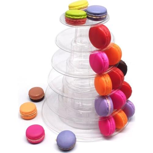 Macaron Stand Cupcake Display Cake Tray Plastic Rack Festival Bakeware