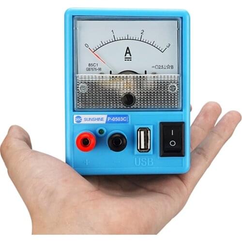 Portable Voltage Regulator Adjustable DC Power Supply With USB Port Phone Repair 5V 3A DC Regulated Power Supply 110V 220V