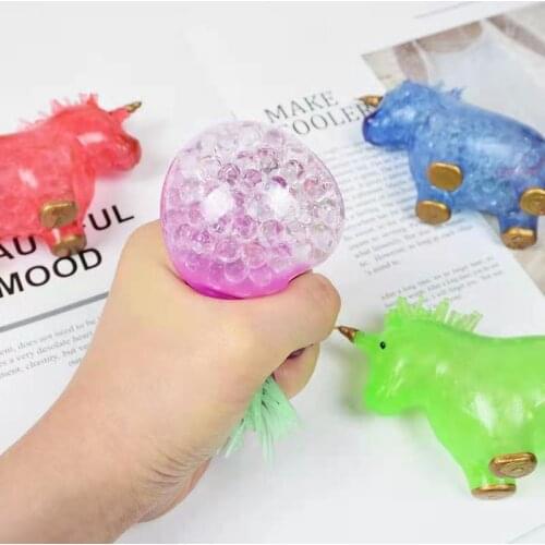 Anti Stress Reliever Unicorn Autism Mood Squeeze Relief Healthy Toy Funny Gadget Vent Toy Children Christmas Gift