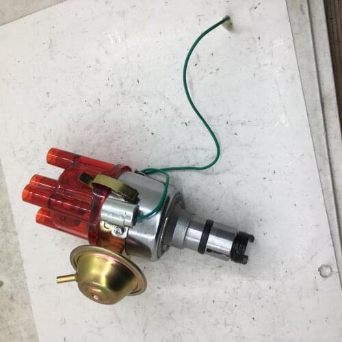SherryBerg point distributor for VW 003 VACUUM adv. Chrome body for BOSCH PARTS BUG FROM RADKE 0231178034 red transparent cap