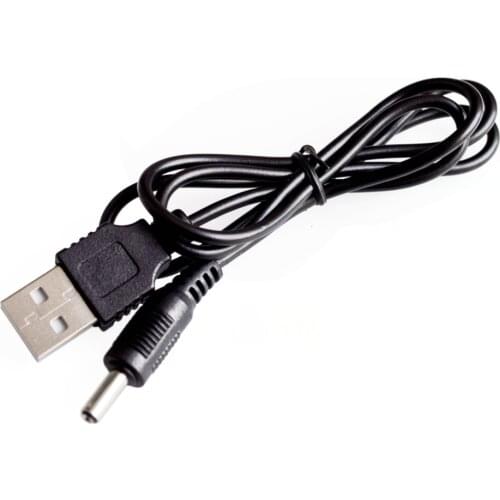 USB 2.0 A Male To 3.5x1.35mm 3.5mm Plug Barrel Jack 5V DC Power Supply Cord Adapter Charger Cable 3.5*1.35mm