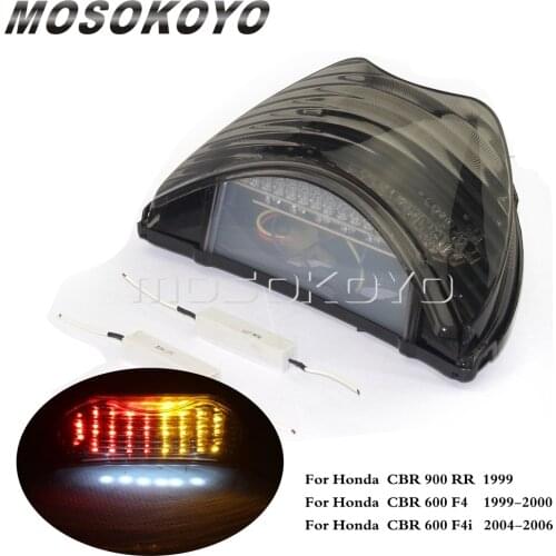 Sport Motorcycle Rear Brake Taillight w/ Signal Light Integrated For Honda CBR900RR CBR600F4 CBR600F4i 99-06 CBR 600 F4/F4i