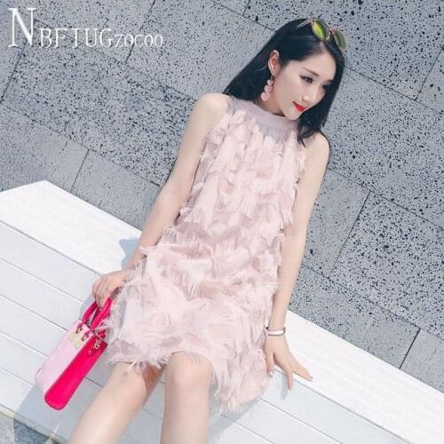 2020 Summer New Sleeveless Women Dress Refreshing Small Fragrance Style Female Dresses