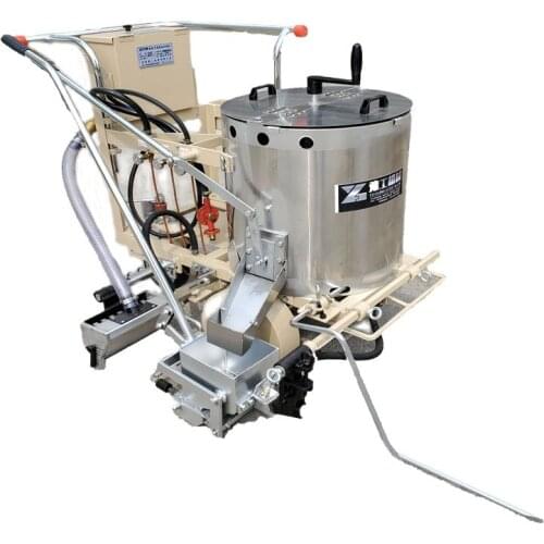 110 kg Capacity Manual Thermoplastic Hot Melt Line Road Marking Machine Parking Line YG-360 Glass Bead Container