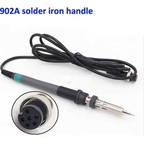 50Pcs/LOT 150W strong power 902A solder iron handle for QUICK 205 205H 3205 rework station Welding Repair Tool