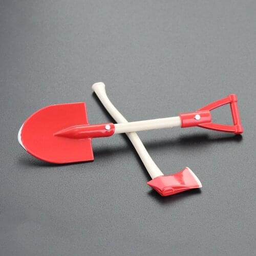 1/10 Scale Accessories Simulated Metal Decorations Axe Fire Extinguisher Oil Bucket for RC Crawler TRX4 SCX10 AXI03007 Capra