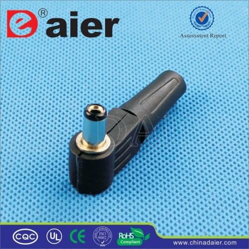Daier Black Plastic 2.1mm DC2.1-M1 Waterproof DC Power Jack/DC Connector Jack/Electrical Plug