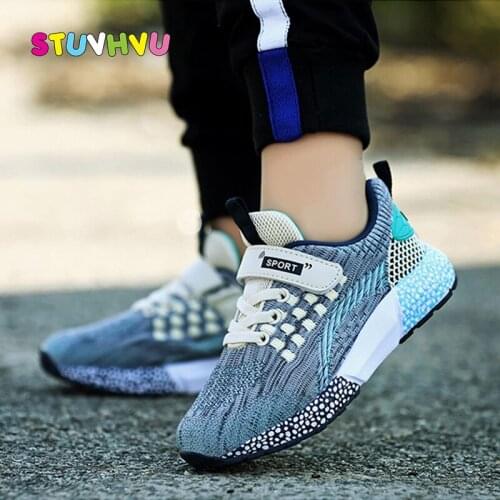2020 New Childrens Shoes for Boys and Girls Sneakers Spring and Autumn Mesh Breathable School Running Sneaker Casual Kids Shoes